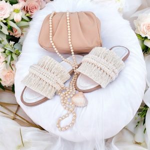 صندل مکرومه عروس مدل دریا